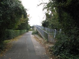 Footbridge over the A299