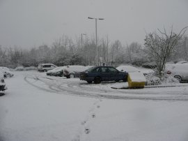 My car at Dorking Station