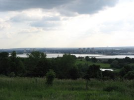 View over North London