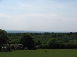 Looking towards the South Downs