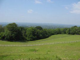 View towards the North Downs