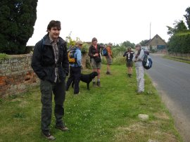 Setting off from Barnes Street