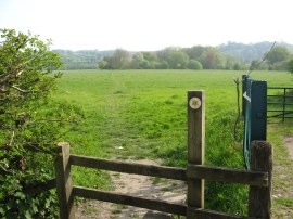 The start point of the Beeches Way
