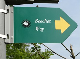 Beeches Way sign
