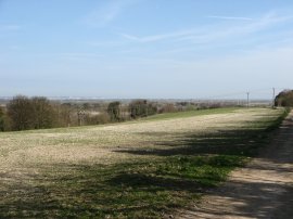 View back towards Pegwell Bay