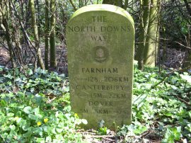 North Downs Way Milestone