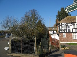 The start point of the walk