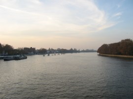 View upstream from Putney Bridge