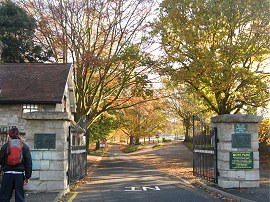 The entrance to Mote Park