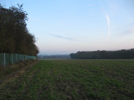 Path besides the railway lines