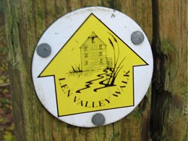 Len Valley Walk Way Marker