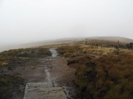 Path heading towards Kinder Low