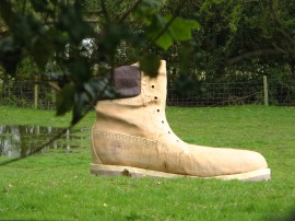 The giant walking boot
