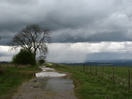 Rain in the distance