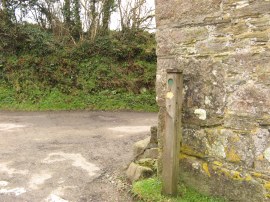 Wooden Way marker