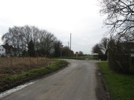 Junction with Rhoon Road